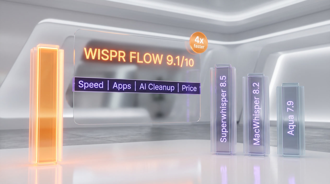 Wispr Flow vs Superwhisper vs MacWhisper vs Aqua Voice — AI voice dictation comparison 2026 cross-platform versus local-first