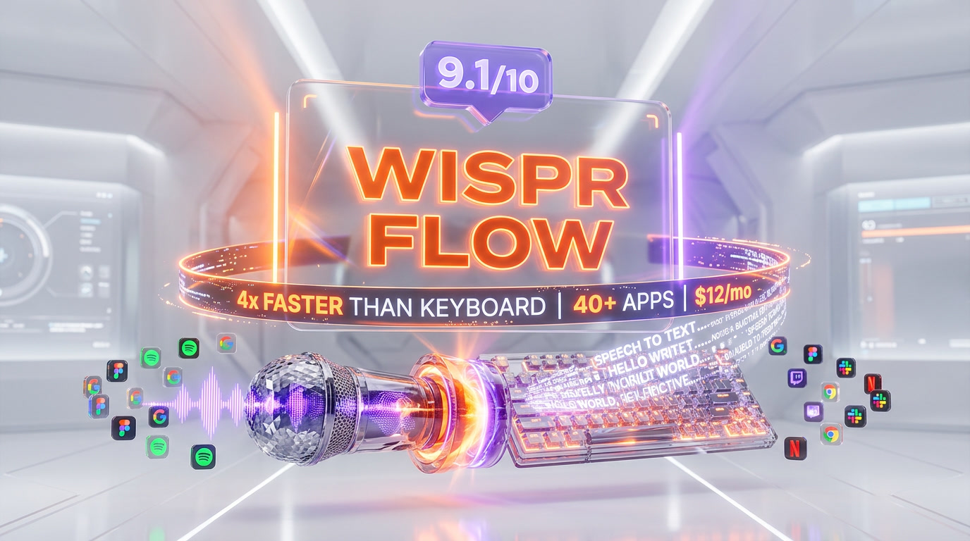 Wispr Flow AI voice dictation review — 4x faster than typing, auto-polish across 40+ apps in 100+ languages